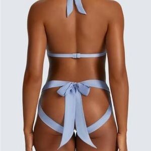 Coco De Mer Lavender/Light Blue Color Combo Open Playsuit 🔥🔥🔥